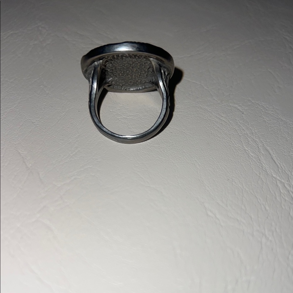 Silver Matte Circular Coin Accessory - Picture 4 of 5